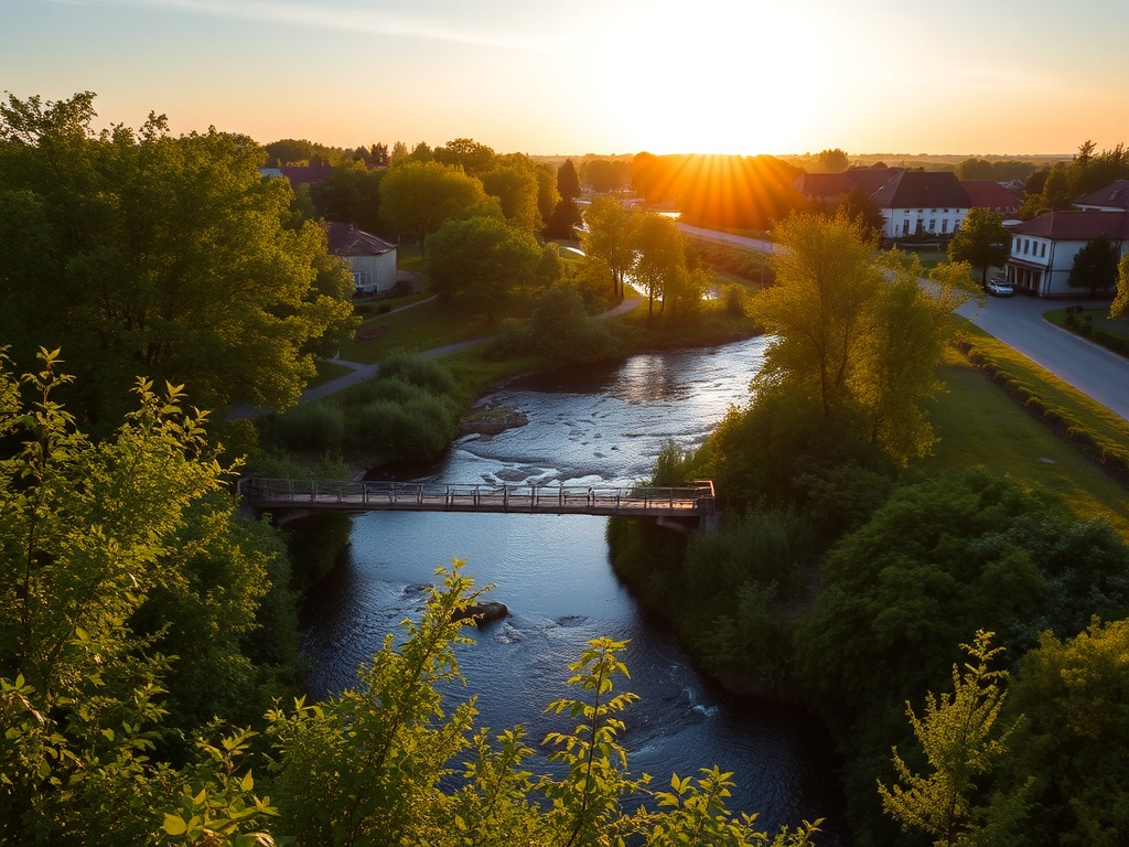 Mapa z zaznaczonym Sieradzem i ikoną symbolizującą jakość powietrza, ilustrująca analizę jakości powietrza w Sieradzu