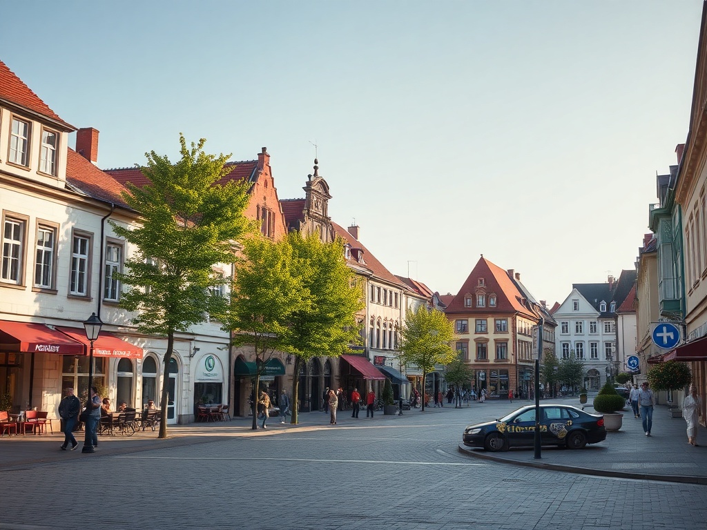 Tablica informacyjna z datami historycznymi w Sieradzu, ilustrująca znaczenie historii miasta.